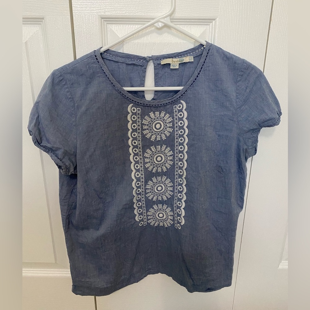 Embroidered Boden top